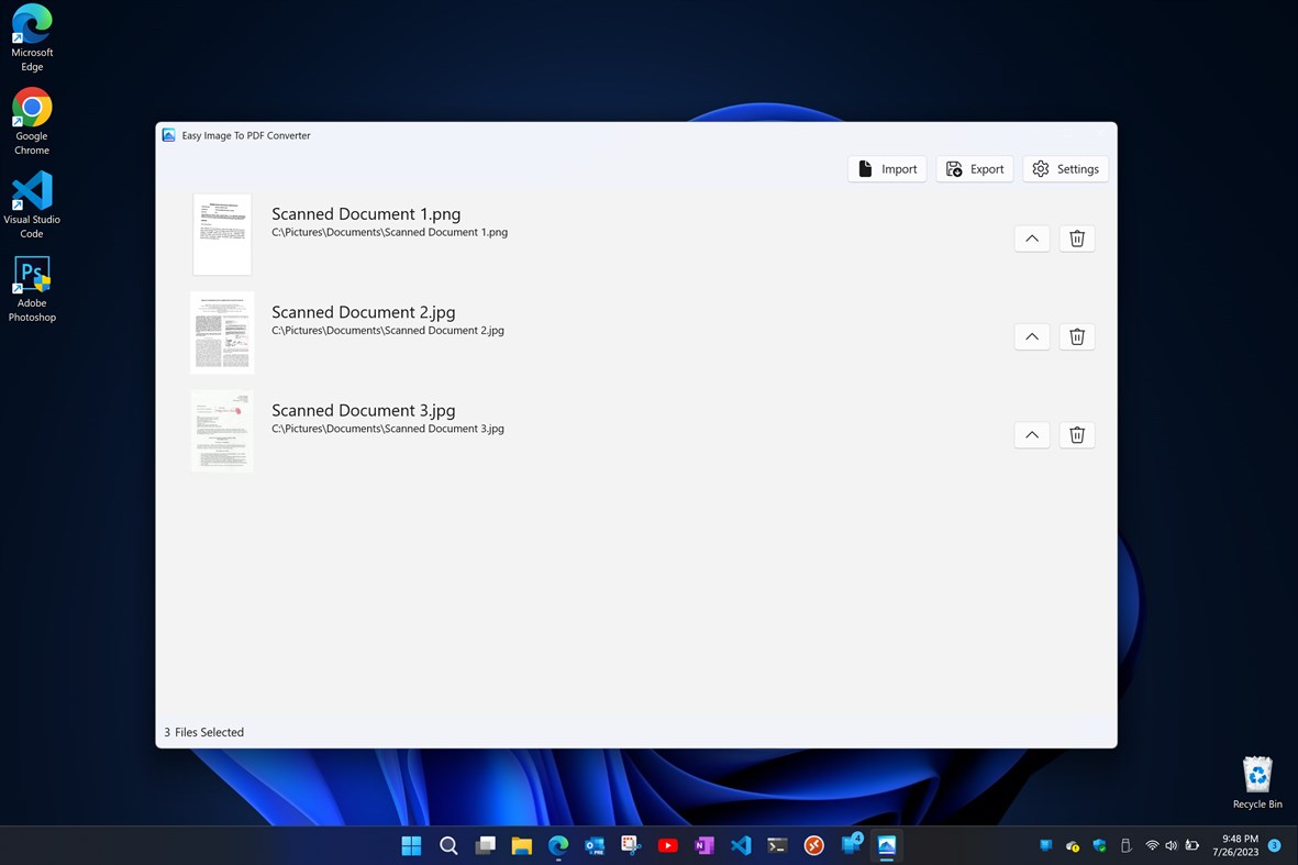 #5. Easy Image To PDF Converter (Windows) De: Nowak Software