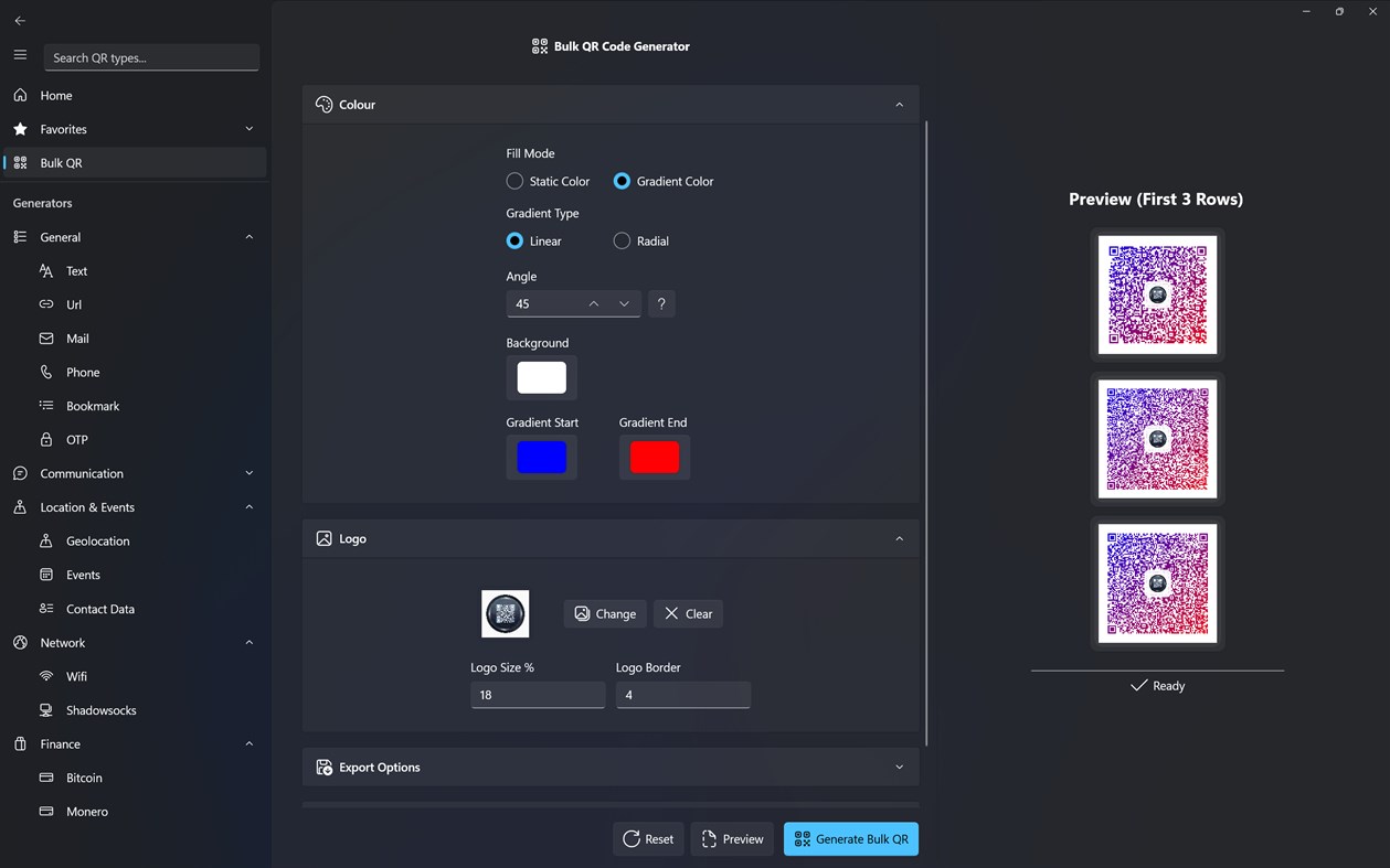 #3. QR Code Generator Pro (Windows) Bởi: Aadhil RF