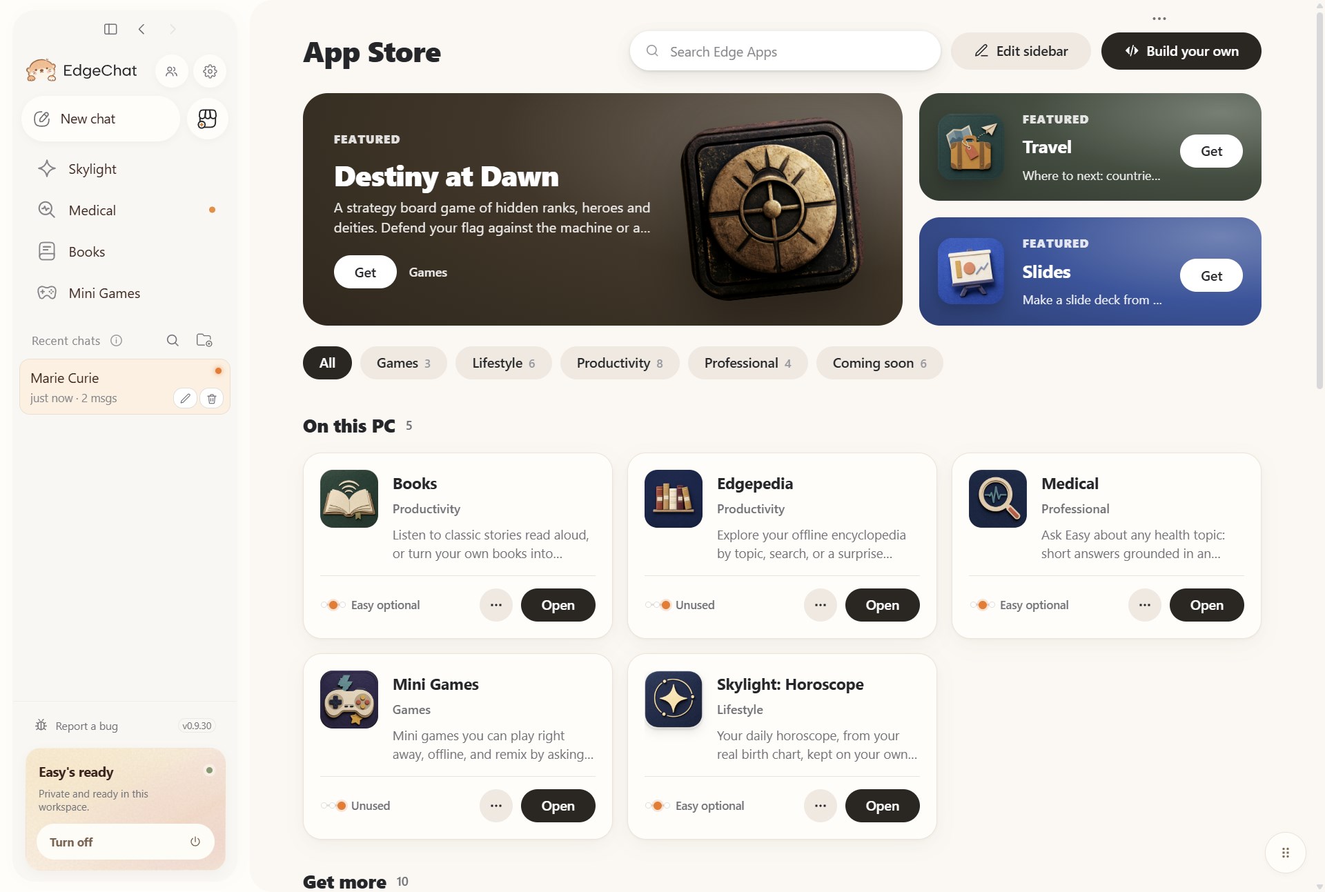 EdgeChat screenshot