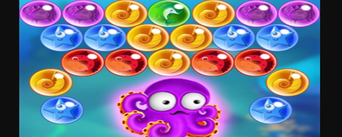 Ocean Bubble Shooter Game marquee promo image