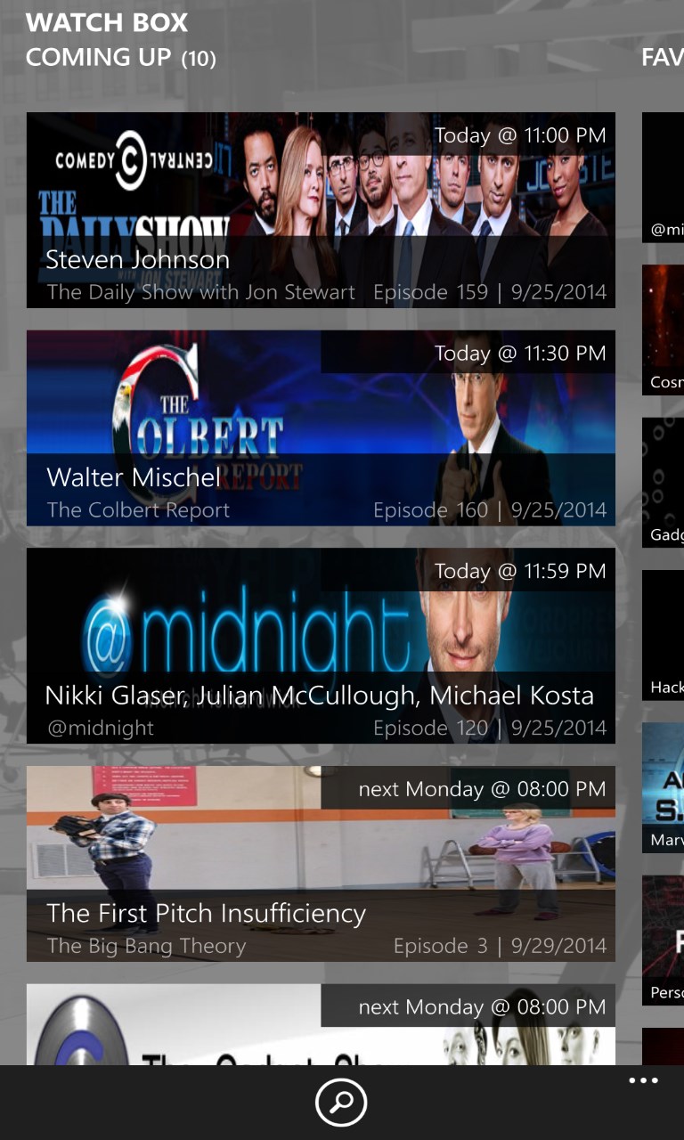 Watch Box for Windows 10 Mobile