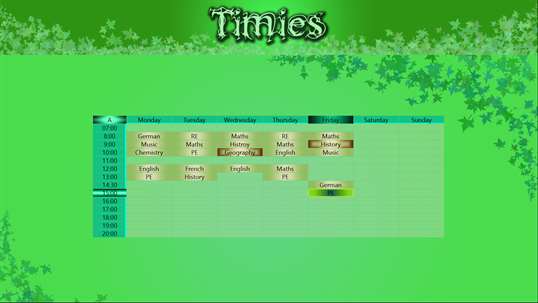 Timies Timetable screenshot 5