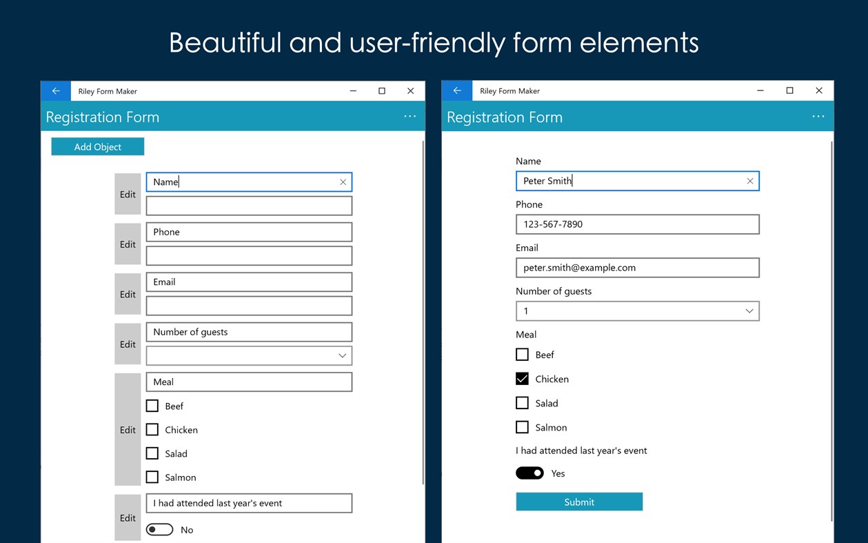 #1. Riley Form Maker - Personal Database & Data Organizer (Windows) 由: Aidaluu Inc.