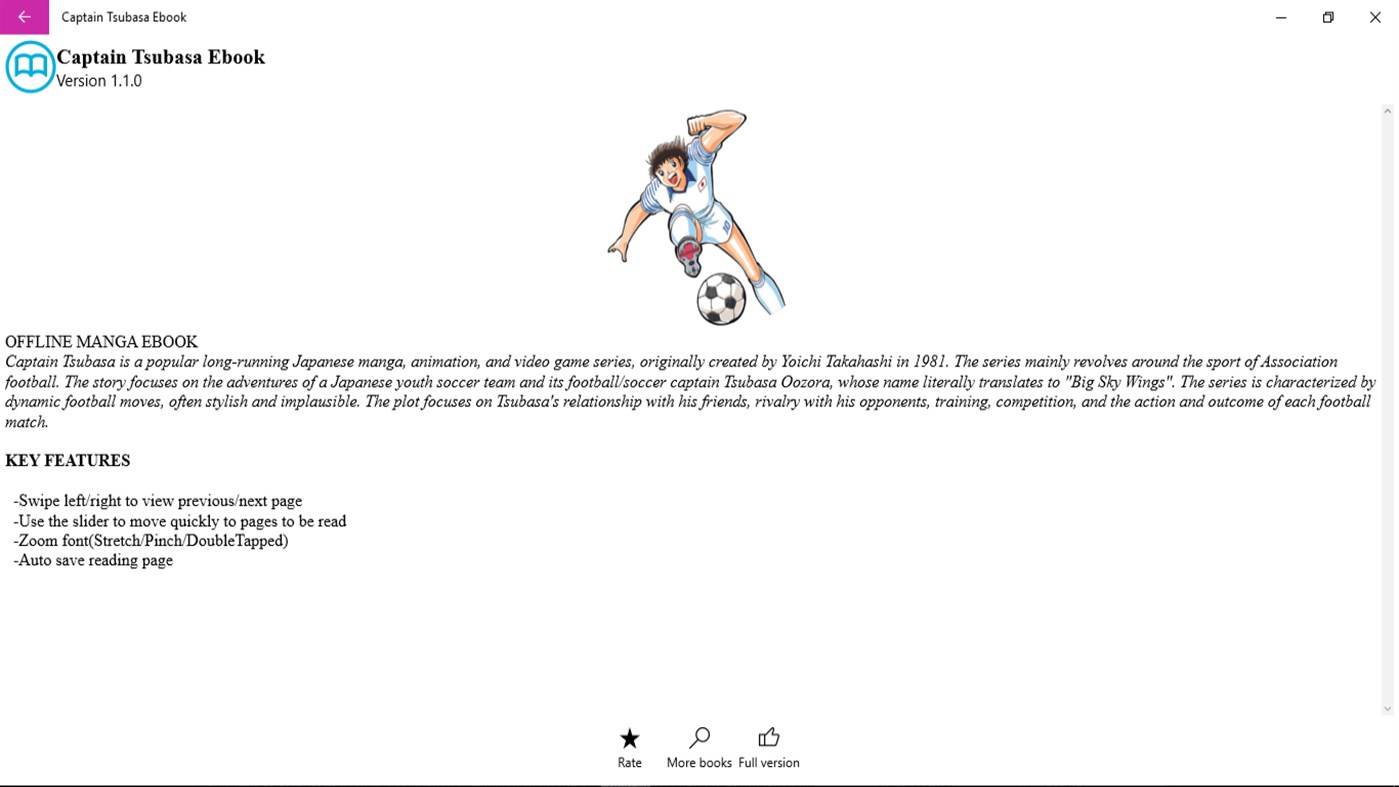 #5. Captain Tsubasa Ebook (Windows) 由: Centurionviet