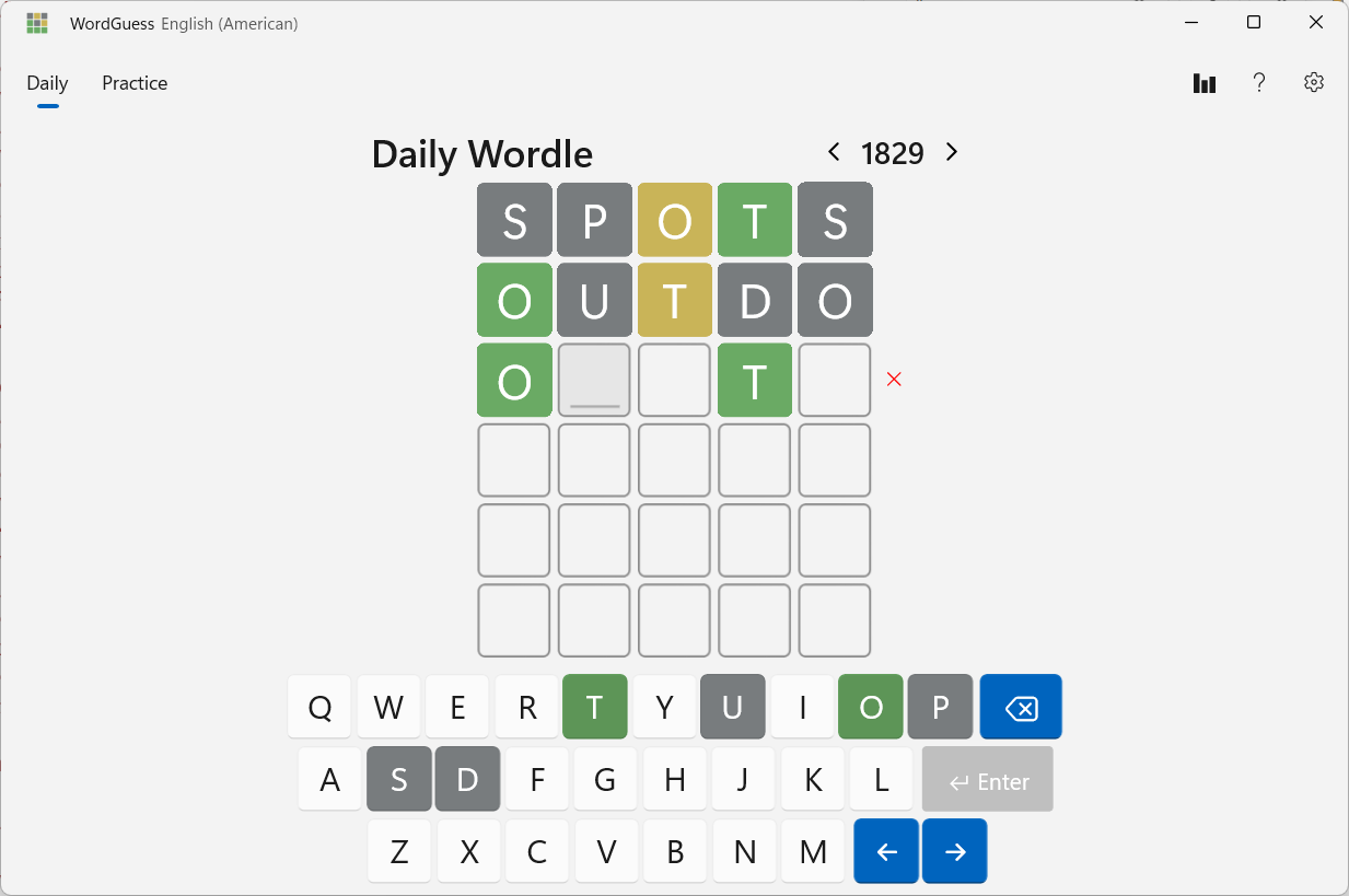 WordGuess screenshot