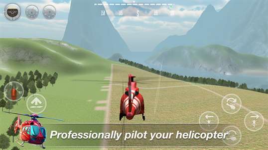 Helicopter Flight Simulator 3D - Checkpoints screenshot 1