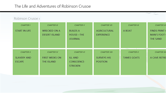 The Life and Adventures of Robinson Crusoe By Daniel Defoe screenshot 1