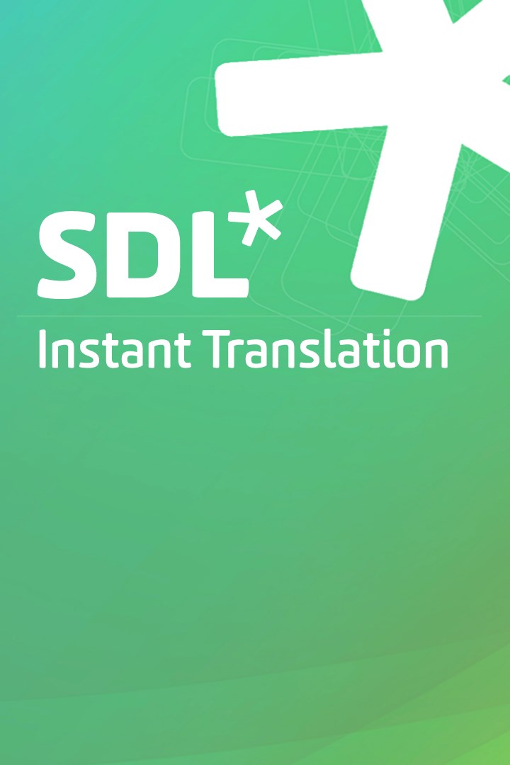 SDL Instant Translation