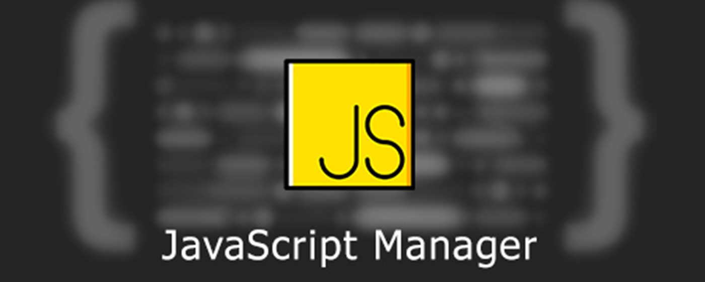 JavaScript Manager marquee promo image
