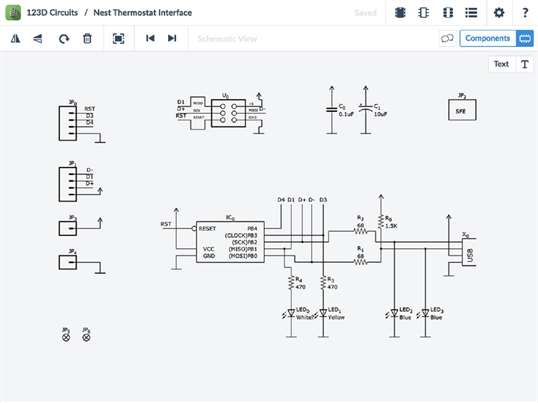 Autodesk® 123D® Circuits screenshot 3
