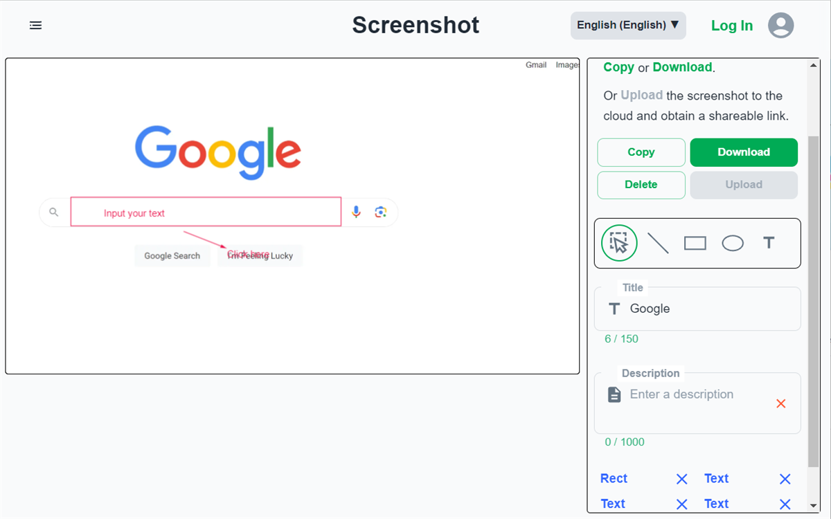 Page Screenshot