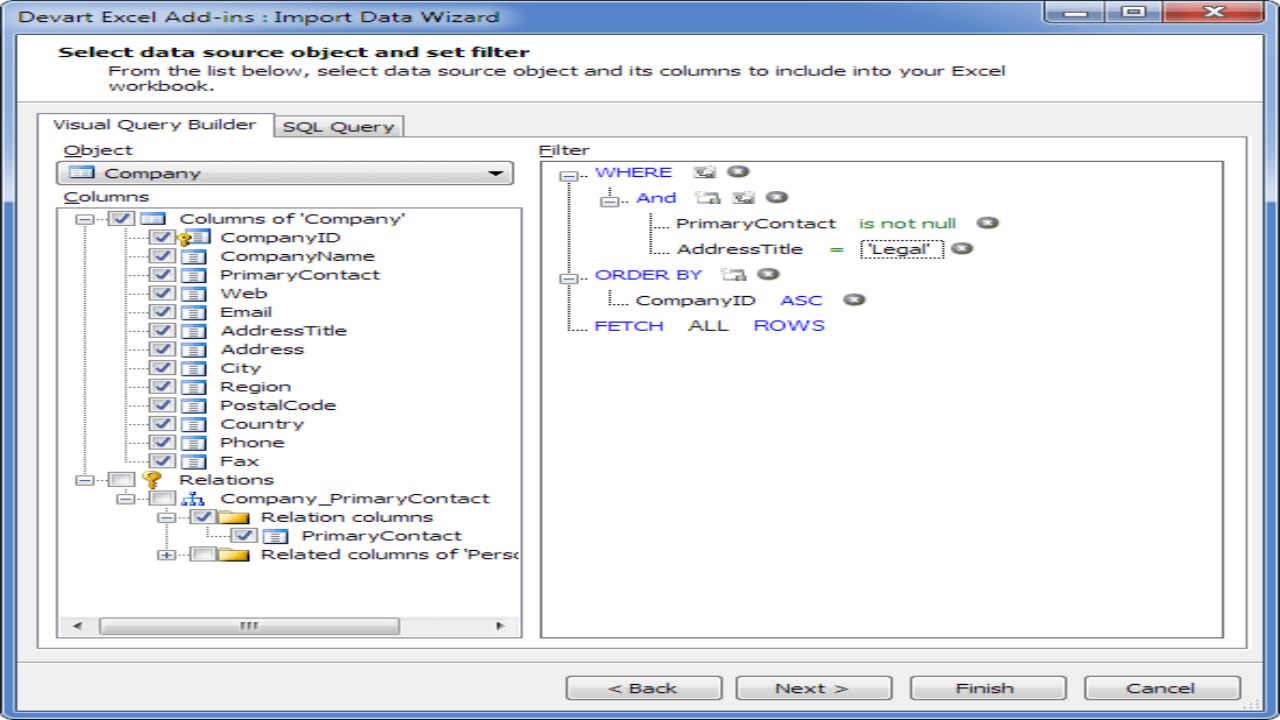 Snapshot 3 of Devart Connector for PostgreSQL from Excel