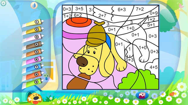 Color by Numbers - Dogs + screenshot 1