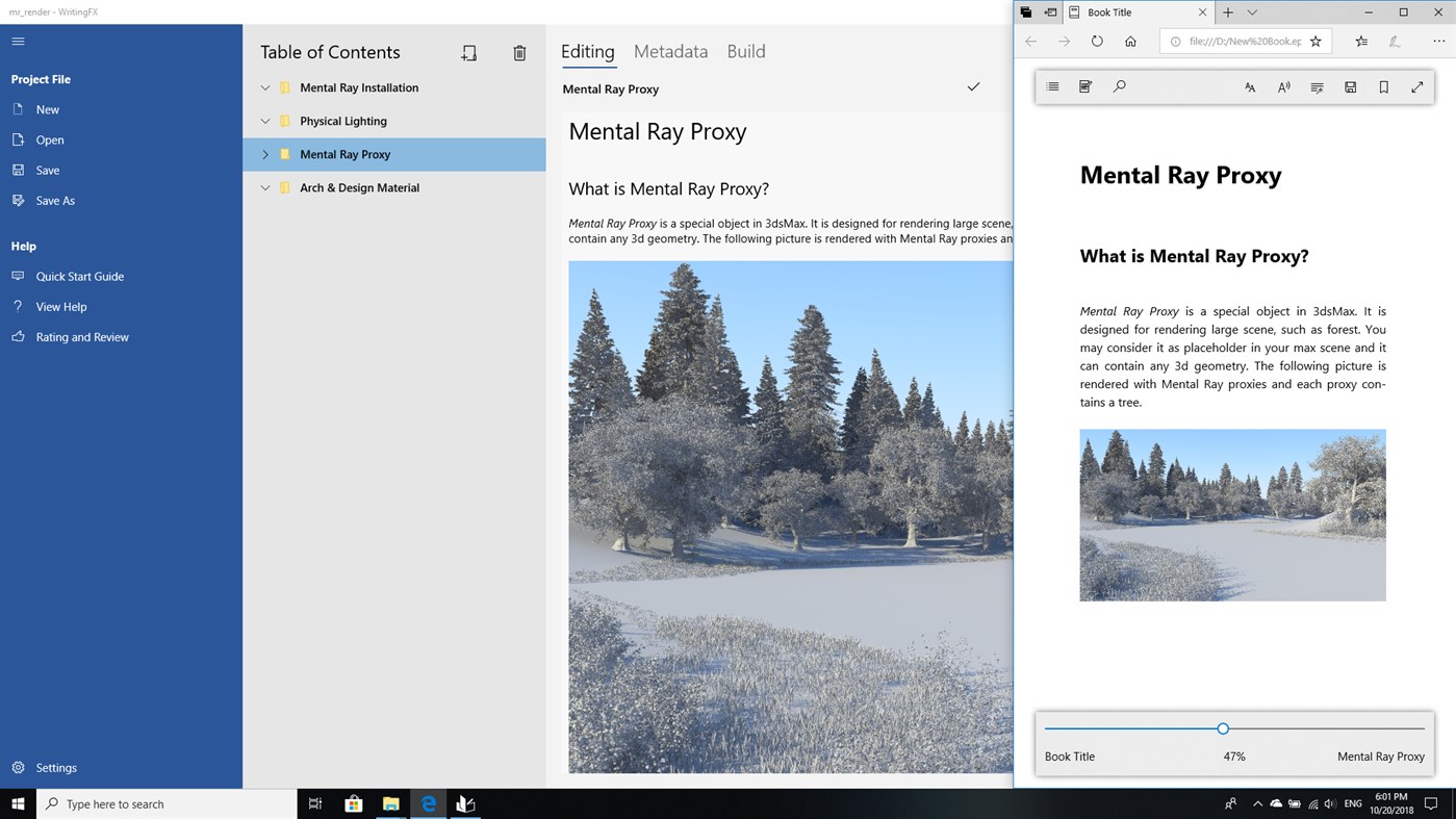 #3. WritingFX (Windows) By: Moonlight Builds