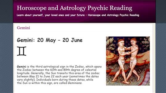 Gemini Horoscope and Astrology screenshot 2