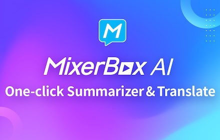 MixerBox AI - 20+ ChatGPT plugins for free small promo image