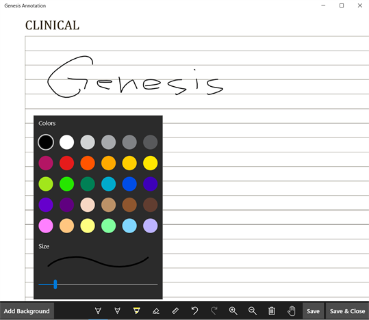 Genesis Annotation screenshot 1