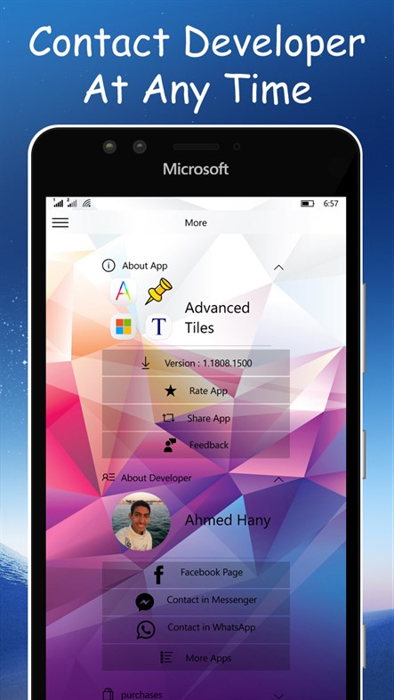 #3. Advanced Tiles (Windows) بواسطة: Ahmed 4 Apps