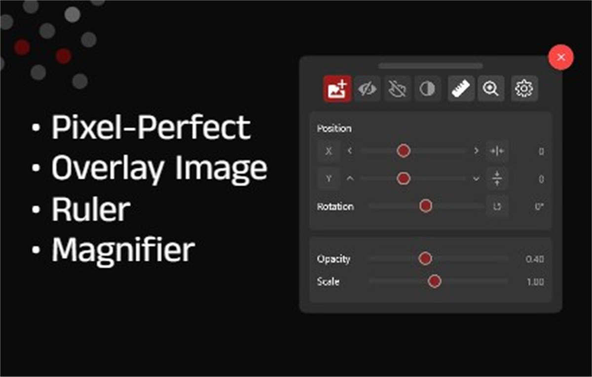 LayerGuide: Pixel-Perfect Overlay & Ruler web dev tool