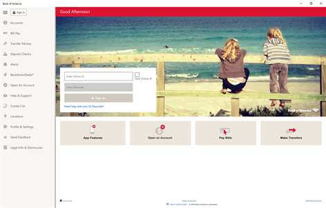 Bank of America Screenshots 1