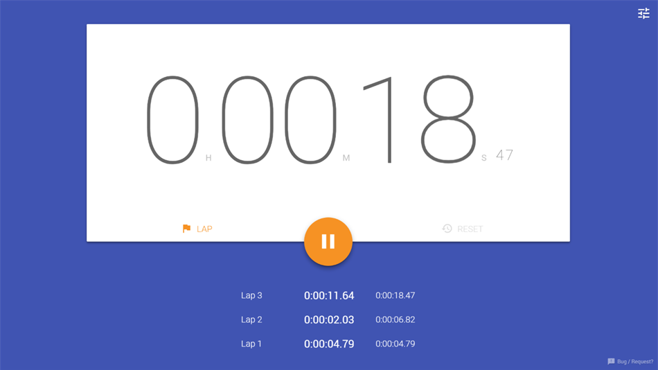 Stopwatch-App (Windows) 由: Bas Hennekam