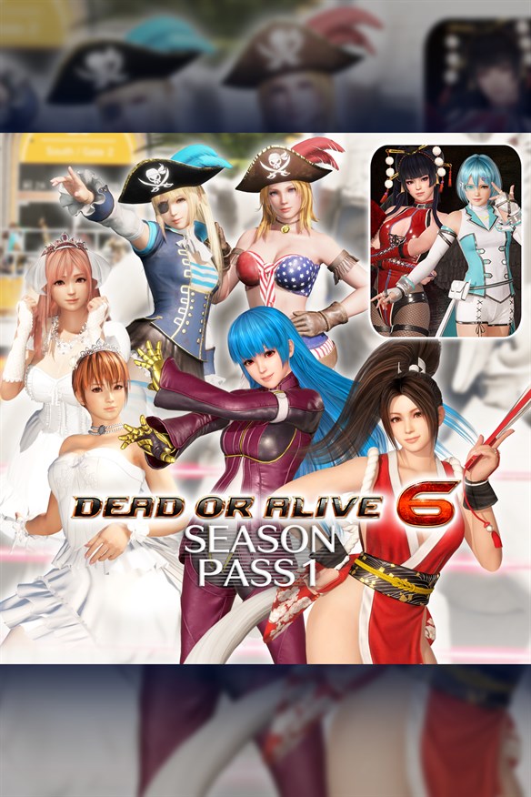 DEAD OR ALIVE 6 Season Pass 1 Xbox Series X|S and Xbox One cover art