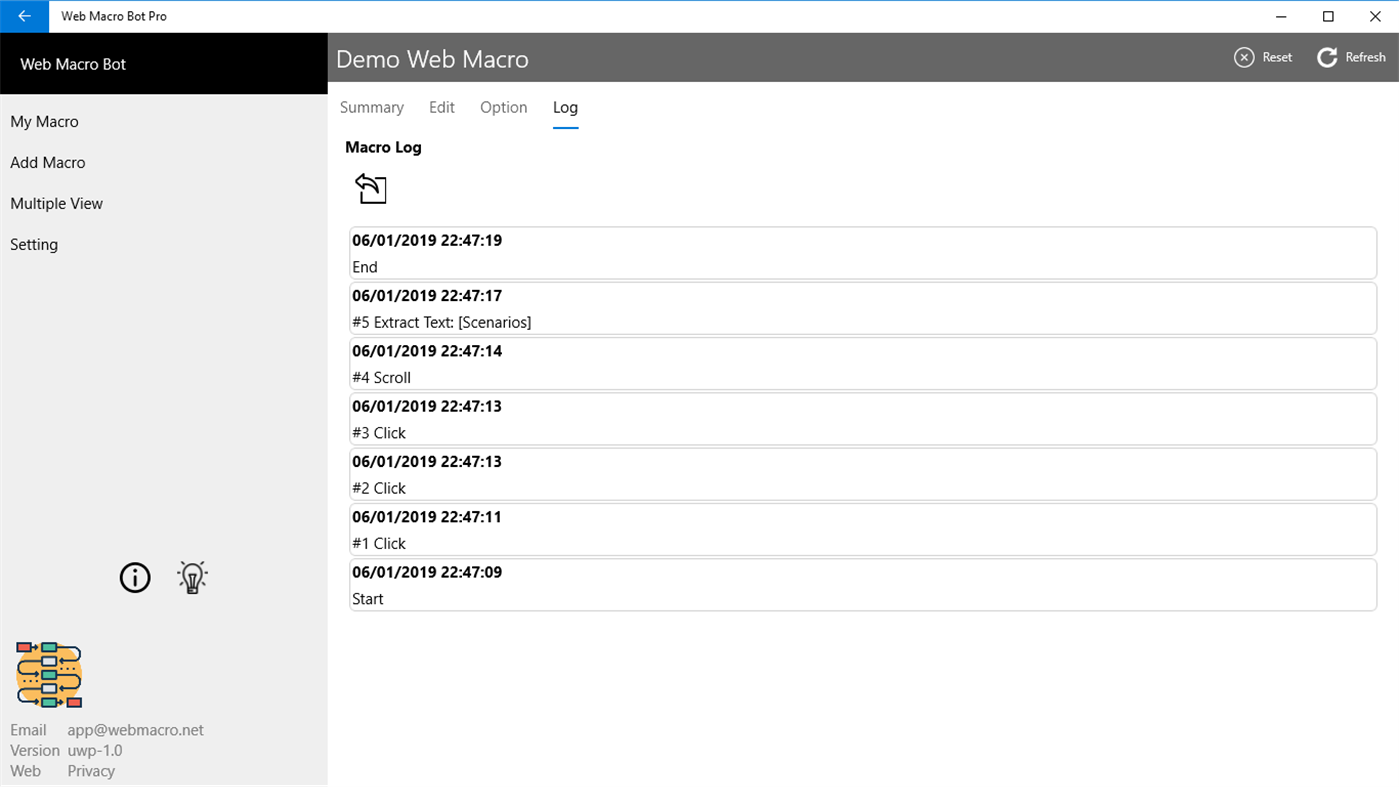 #7. Web Macro Bot (Windows) Podle: Aifen App