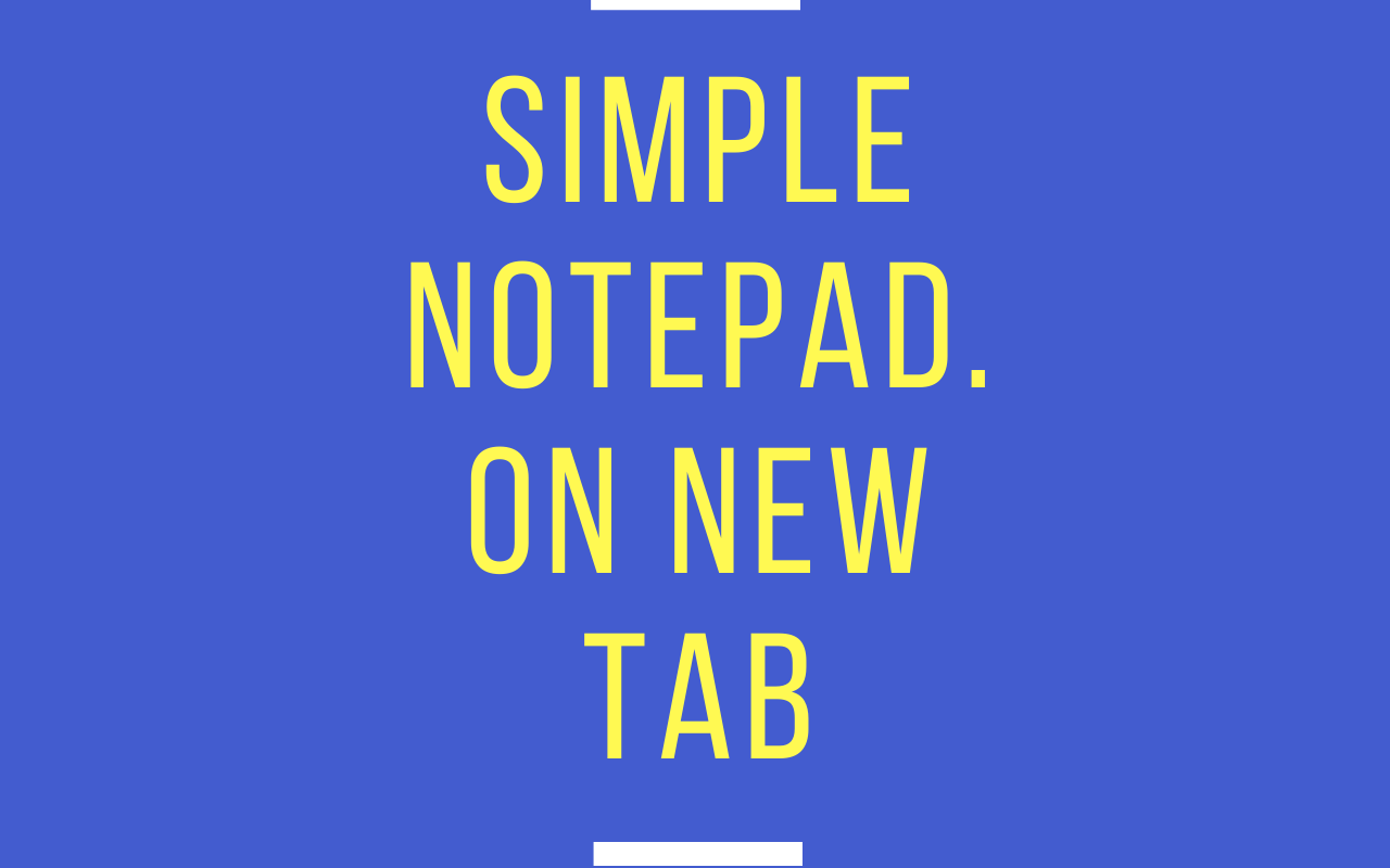 new tab notepad