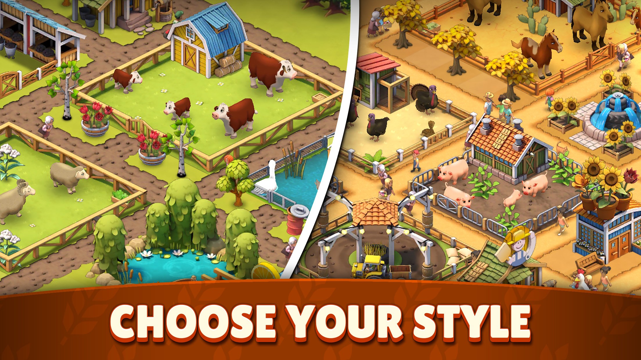 Animal Farm Life: Town Farming screenshot