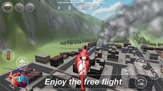 Helicopter Flight Simulator 3D - Checkpoints screenshot 3