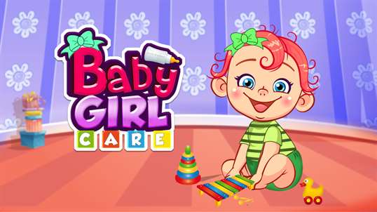 Super Cute Baby Girl Care - Fun Learning Care Game For Kids screenshot 1