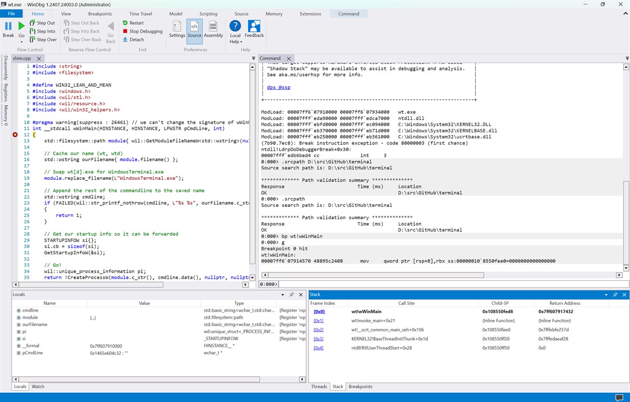 #1. WinDbg (Windows) Podle: Microsoft Corporation