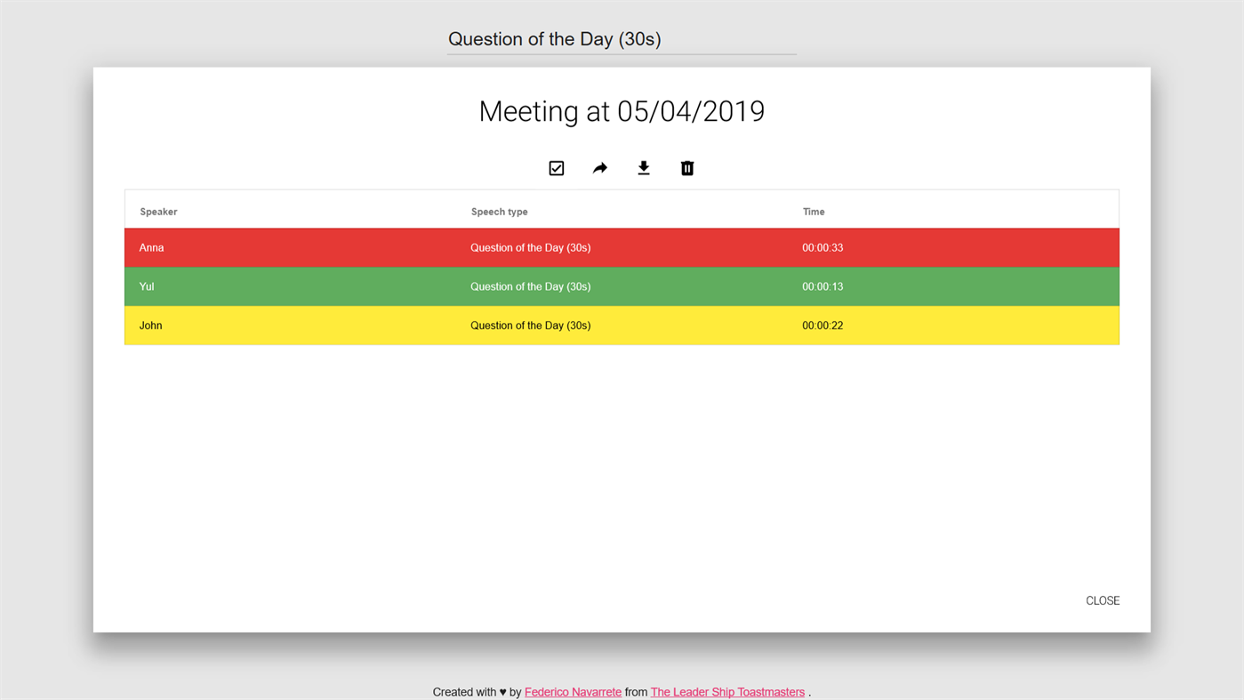 #6. Toastmasters Timer Pro (Windows) By: FANMixco