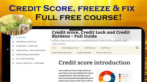 Credit score, Credit freeze and Bureaus (transunion, equifax or experian) Full Guide Screenshots 1