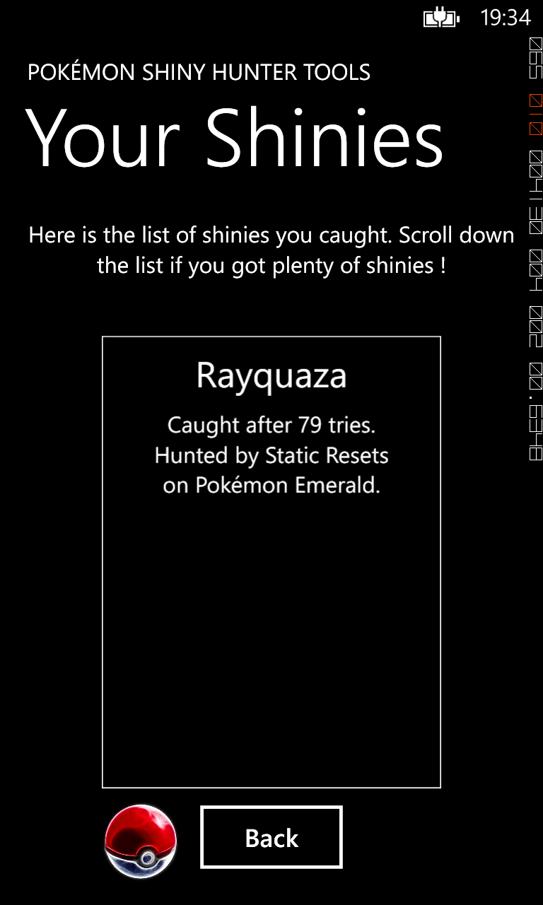 Pokémon Shiny Hunting Tools for Windows 10 Mobile