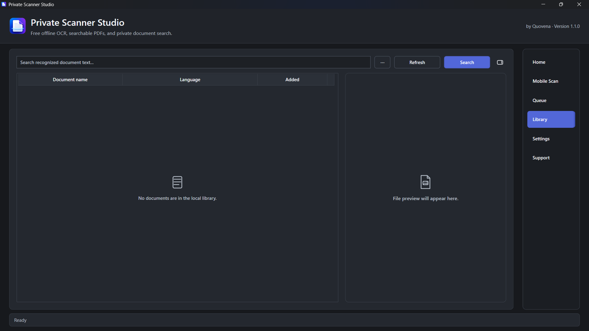 Private Scanner Studio screenshot