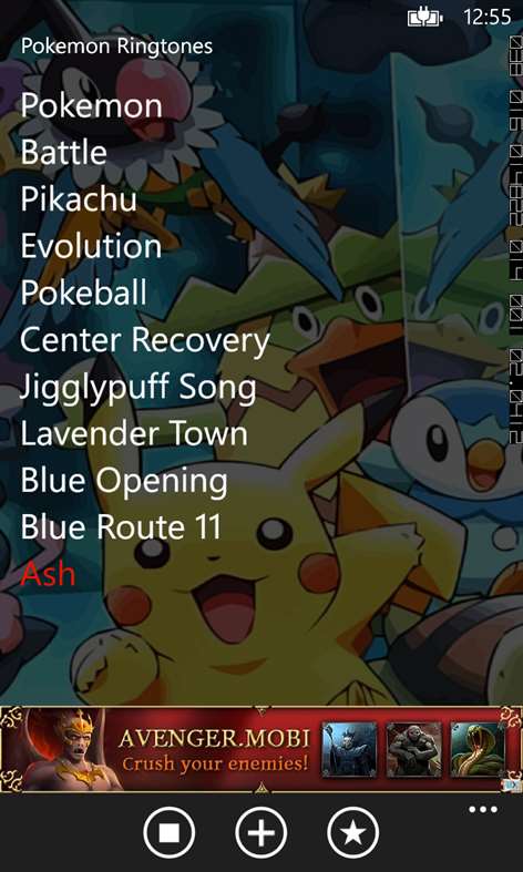 Pokemon Ringtones Screenshots 1