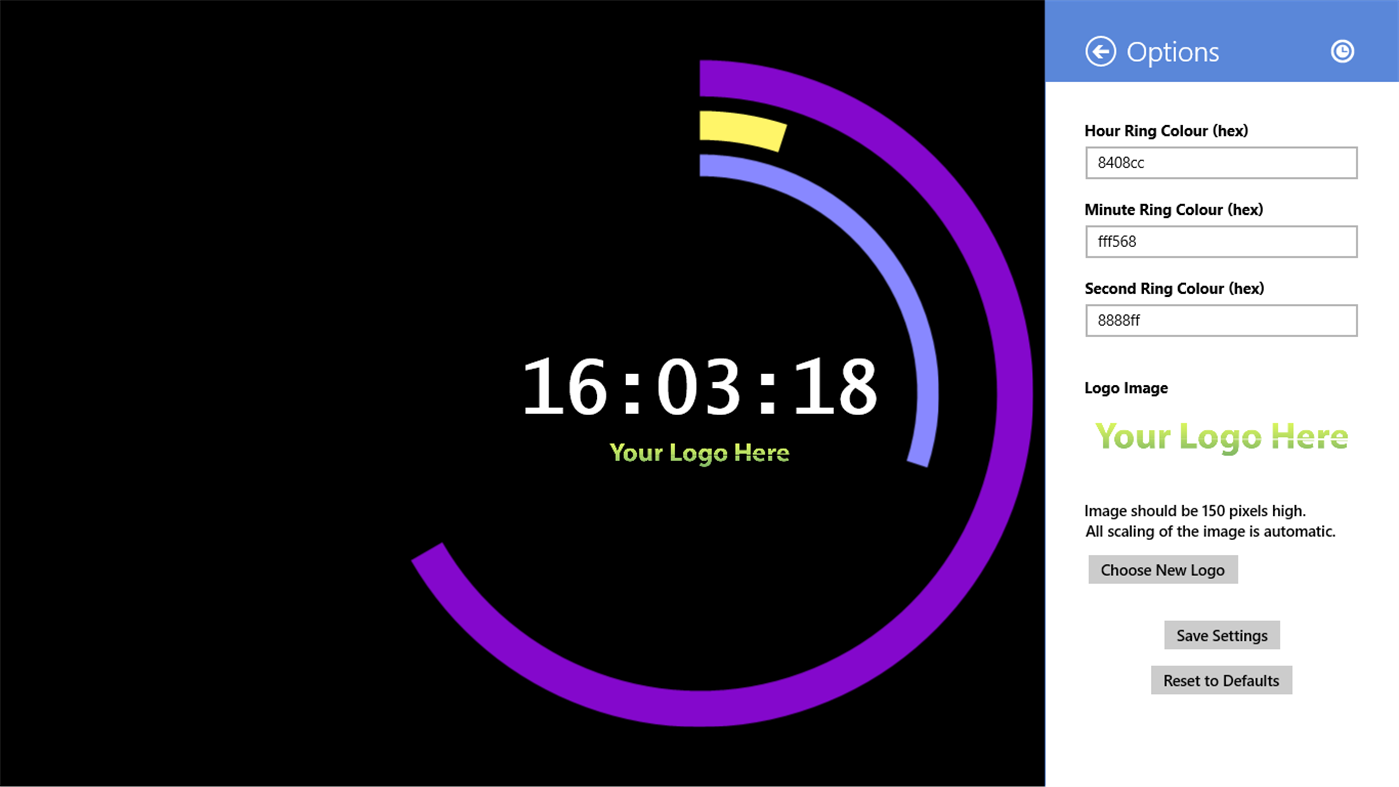 #5. Ring Clock (Windows) Bởi: ‪DVANA‬