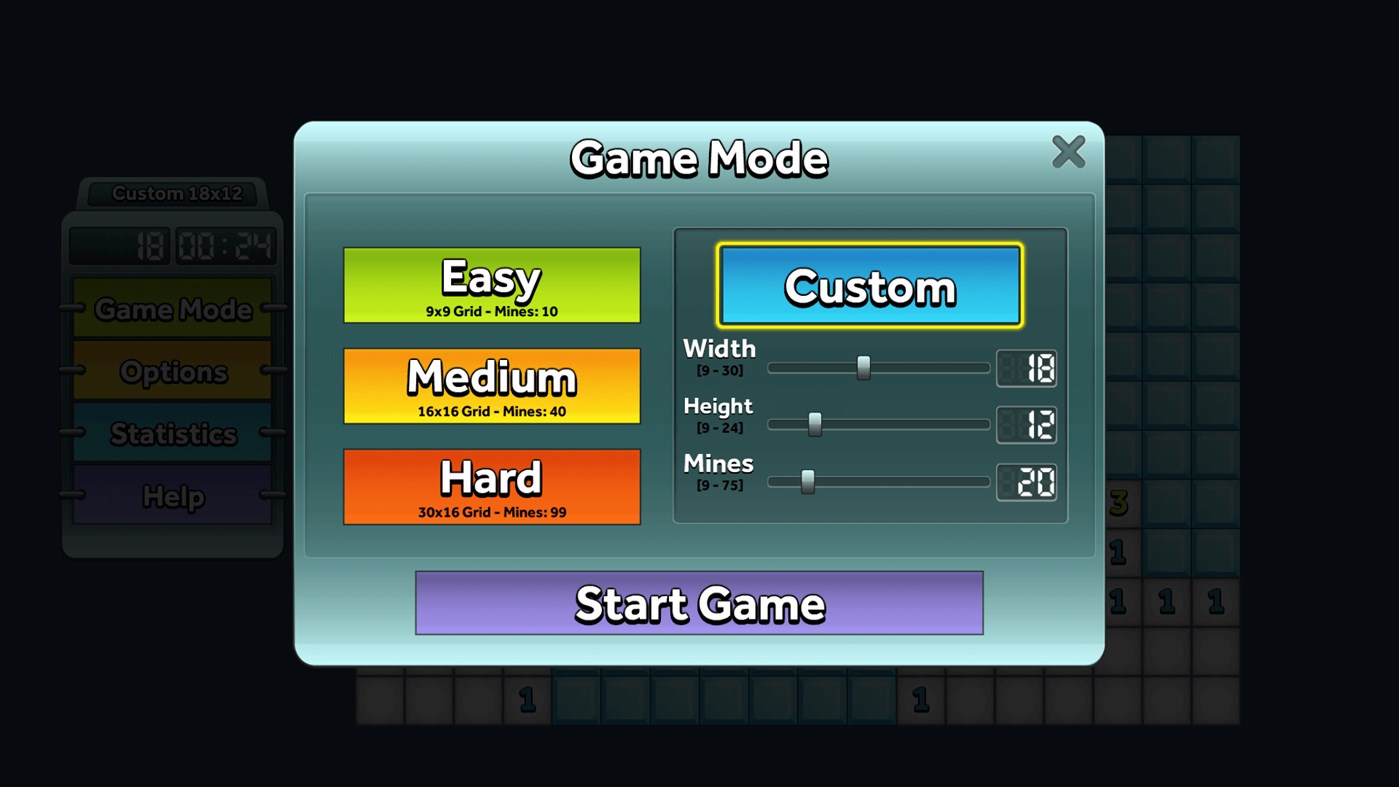 #3. Simple Minesweeper (Windows) Podle: Random Salad Games LLC