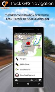Truck GPS Navigation by Aponia screenshot 1