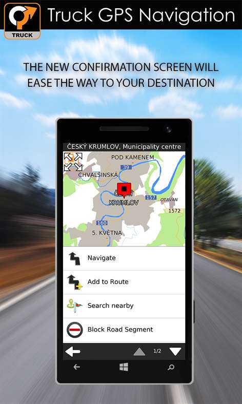 Truck GPS Navigation by Aponia Screenshots 1