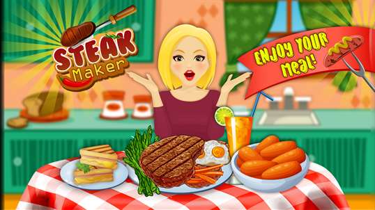 Steak Maker-little Chef Cooking Game screenshot 1