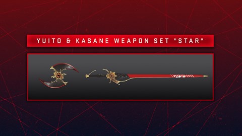 SCARLET NEXUS Yuito & Kasane Weapon Set "Star"