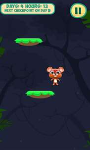 Jungle Bear Ninja Jump Game screenshot 5