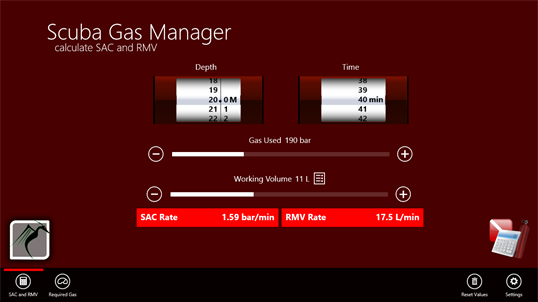 Scuba Gas Manager screenshot 5