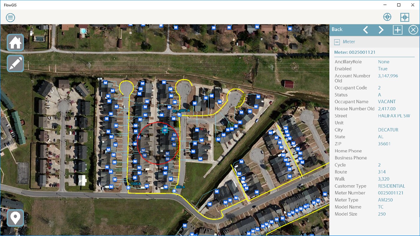 #5. flowGIS (Windows) By: Magnolia River