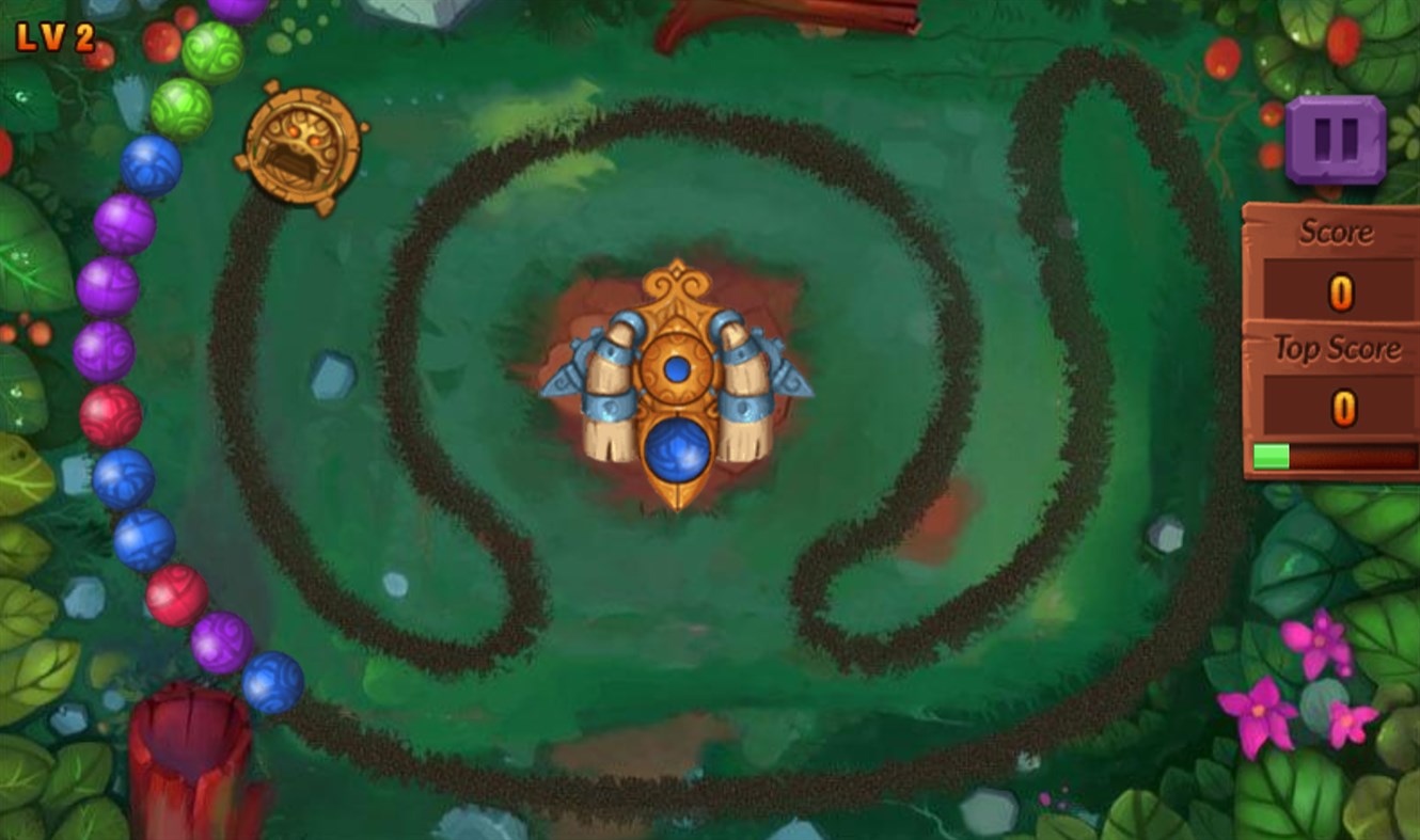 #1. Jungle Marble Pop Blast 1 (Windows) By: MiniGame.com