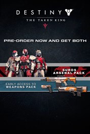 Destiny: El Rey De Los Poseídos - Paquete de Armas y Paquete de Arsenal SUROS