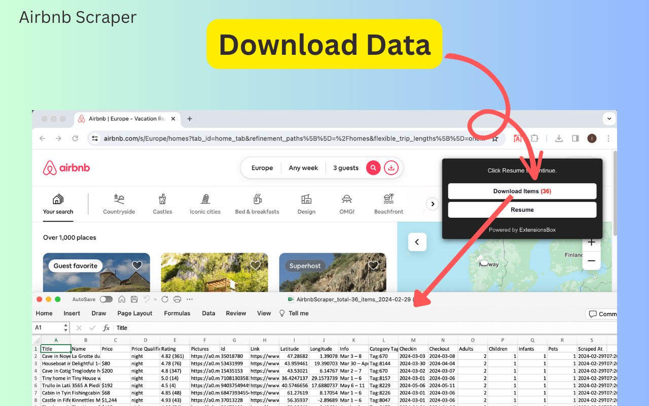 Airbnb Data Extractor