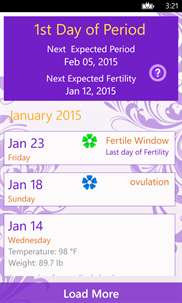 My Period Tracker / Calendar screenshot 5